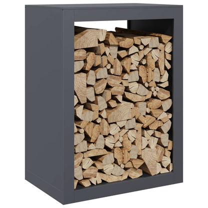 vidaXL Firewood Rack Anthracite 60x40x80 cm Steel 3