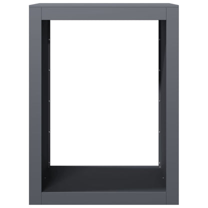 vidaXL Firewood Rack Anthracite 60x40x80 cm Steel 4