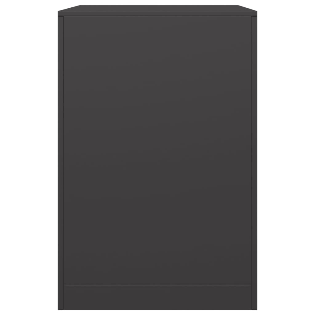 vidaXL Firewood Rack Black 60x40x60 cm Steel 5
