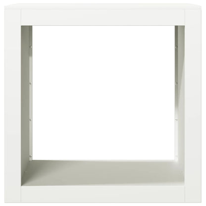 vidaXL Firewood Rack White 60x40x60 cm Steel 4