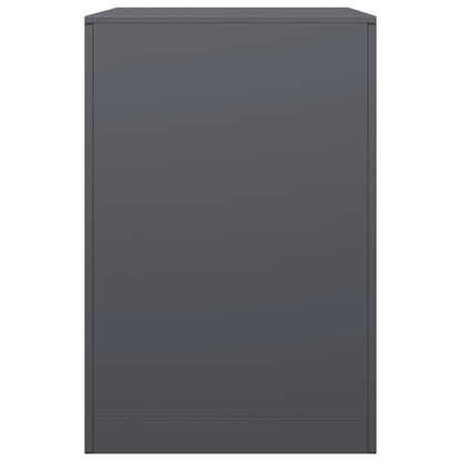 vidaXL Firewood Rack Anthracite 60x40x60 cm Steel 5