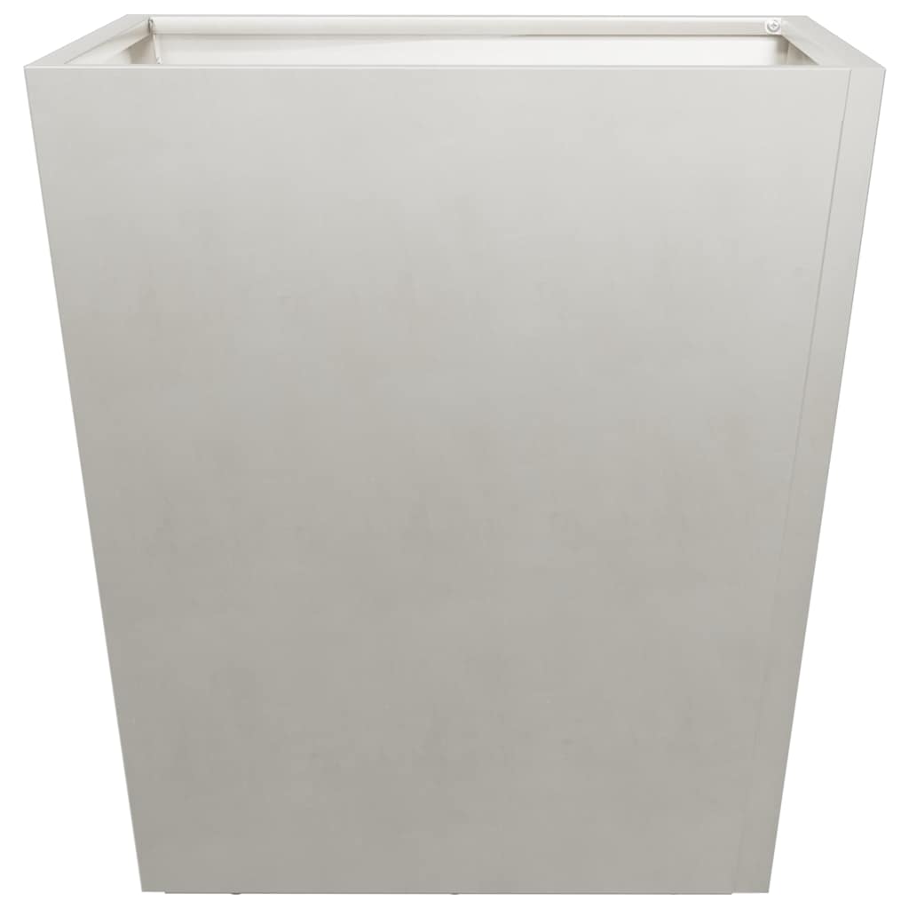 vidaXL Garden Planters 40x40x40 cm 2 pcs Stainless Steel 6
