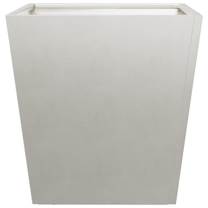 vidaXL Garden Planters 40x40x40 cm 2 pcs Stainless Steel 6