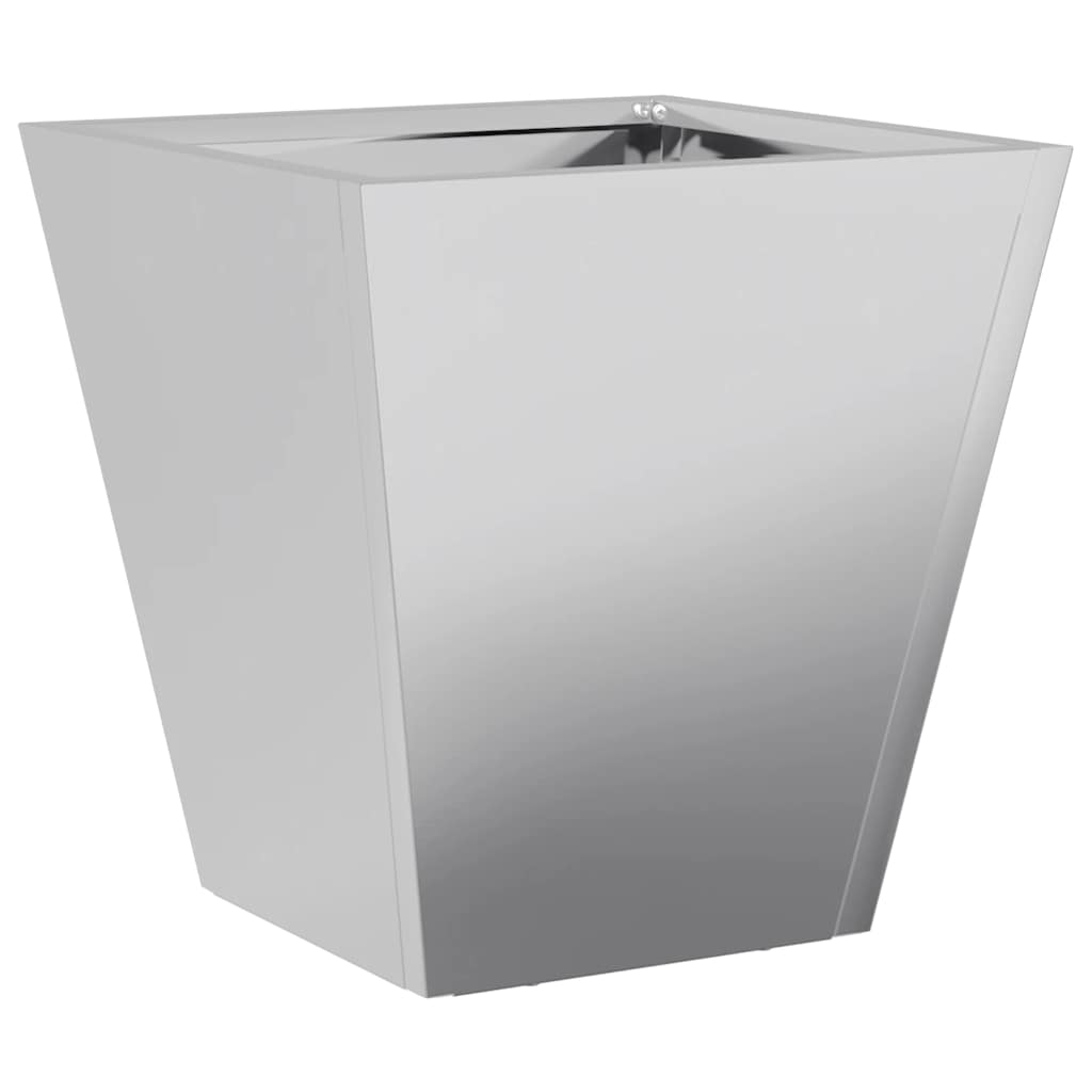 vidaXL Garden Planters 40x40x40 cm 2 pcs Galvanised Steel 5