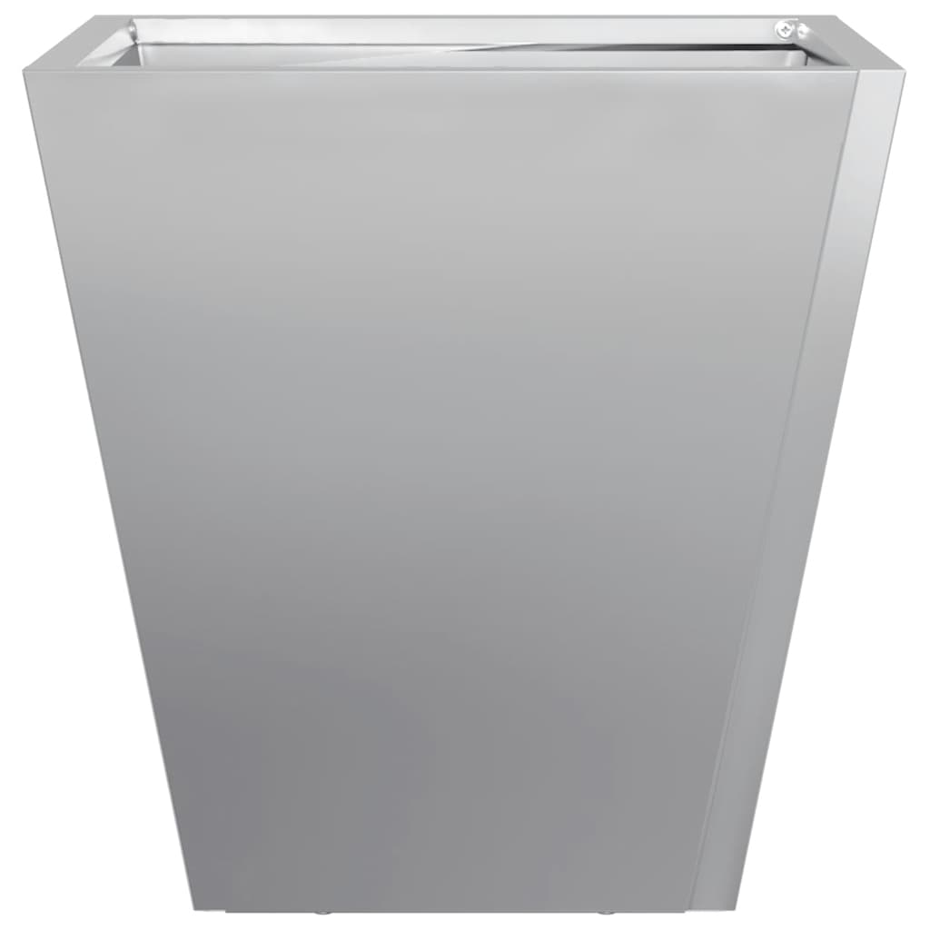 vidaXL Garden Planters 40x40x40 cm 2 pcs Galvanised Steel 6