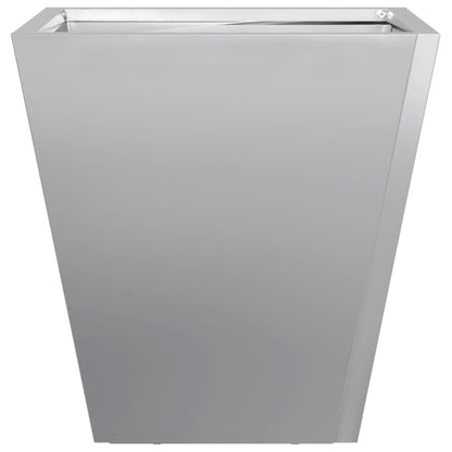 vidaXL Garden Planters 40x40x40 cm 2 pcs Galvanised Steel 6
