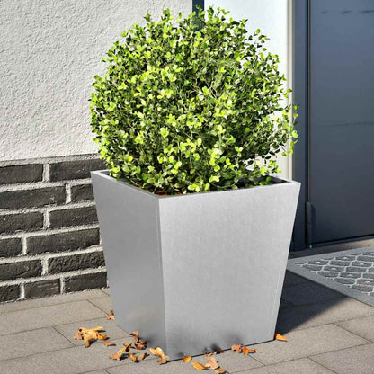 vidaXL Garden Planters 40x40x40 cm 2 pcs Galvanised Steel 1