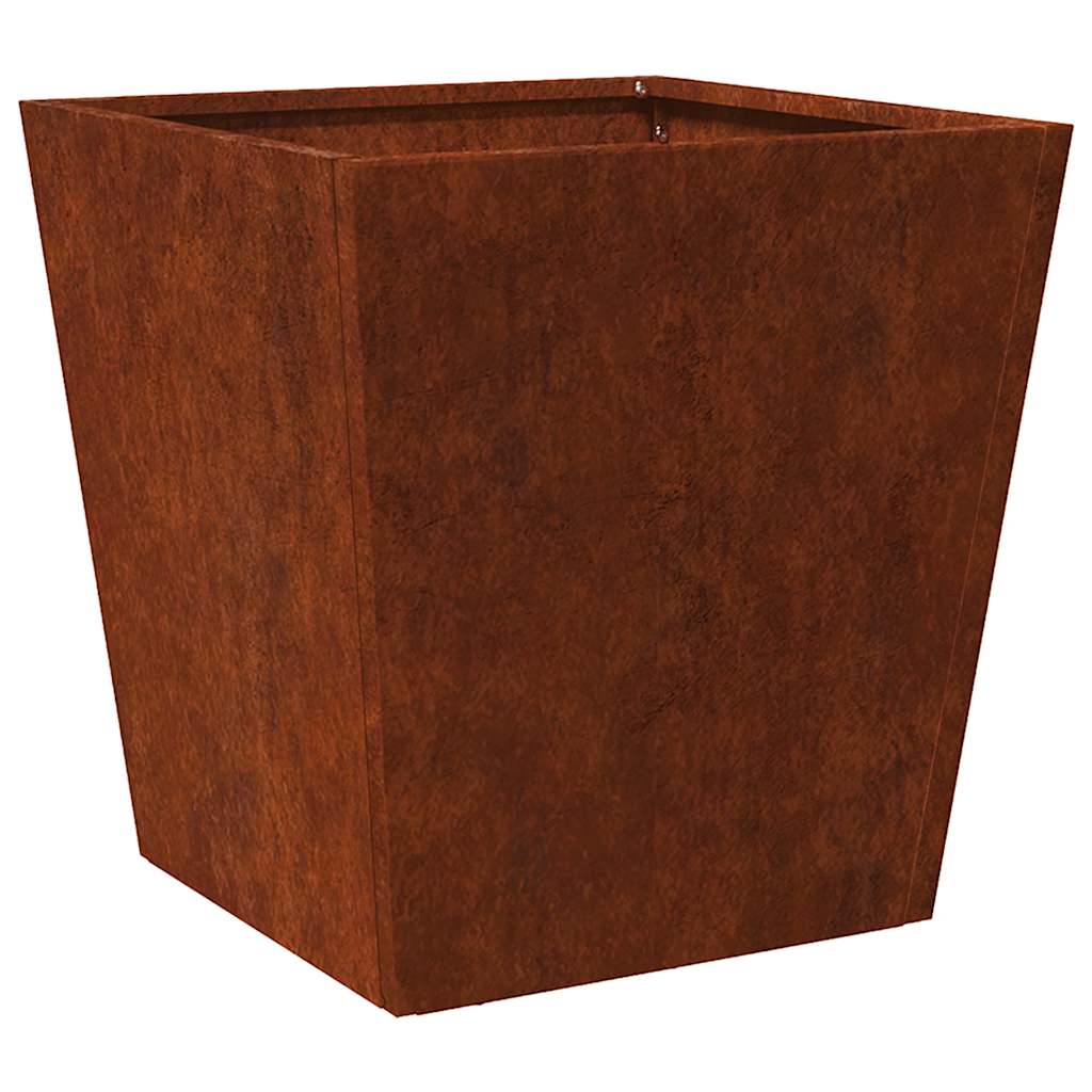 vidaXL Garden Planters 2 pcs 40x40x40 cm Weathering Steel 5