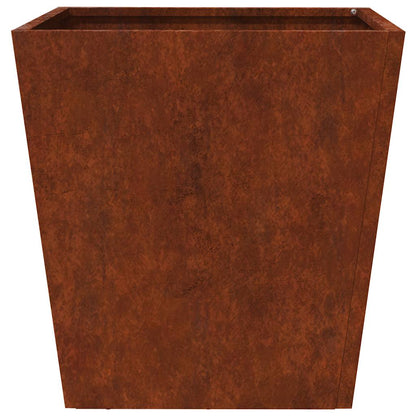vidaXL Garden Planters 2 pcs 40x40x40 cm Weathering Steel 6