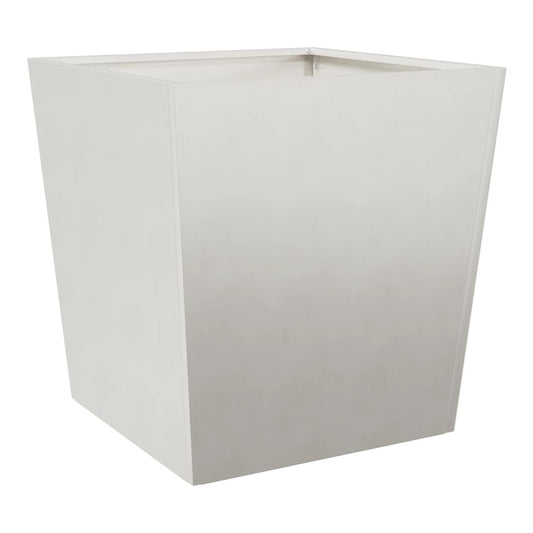 Garden Planter Black 50x50x50 cm Steel 1 Height 50 cm Stainless steel/light grey