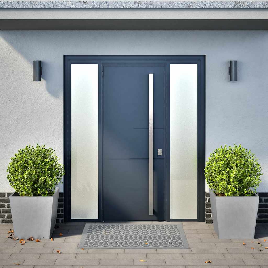 vidaXL Garden Planters 50x50x50 cm 2 pcs Galvanised Steel 3