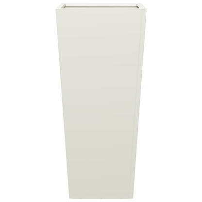 vidaXL Garden Planter White 35x35x75 cm Steel 4