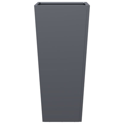 vidaXL Garden Planter Anthracite 35x35x75 cm Steel 4