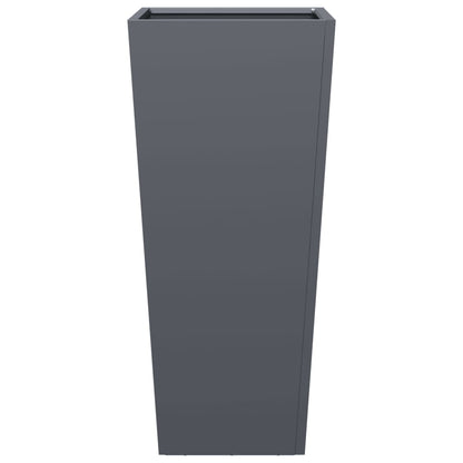 vidaXL Garden Planter Anthracite 35x35x75 cm Steel 5
