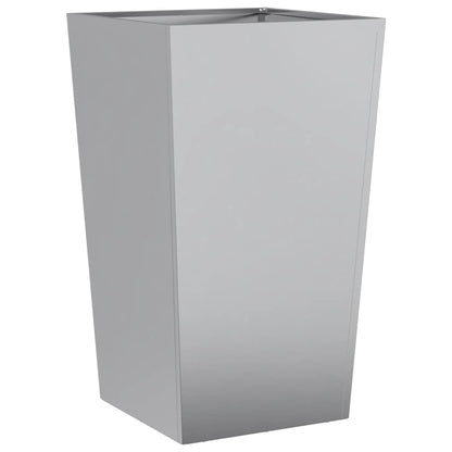 vidaXL Garden Planter 45x45x75 cm Galvanised Steel 2
