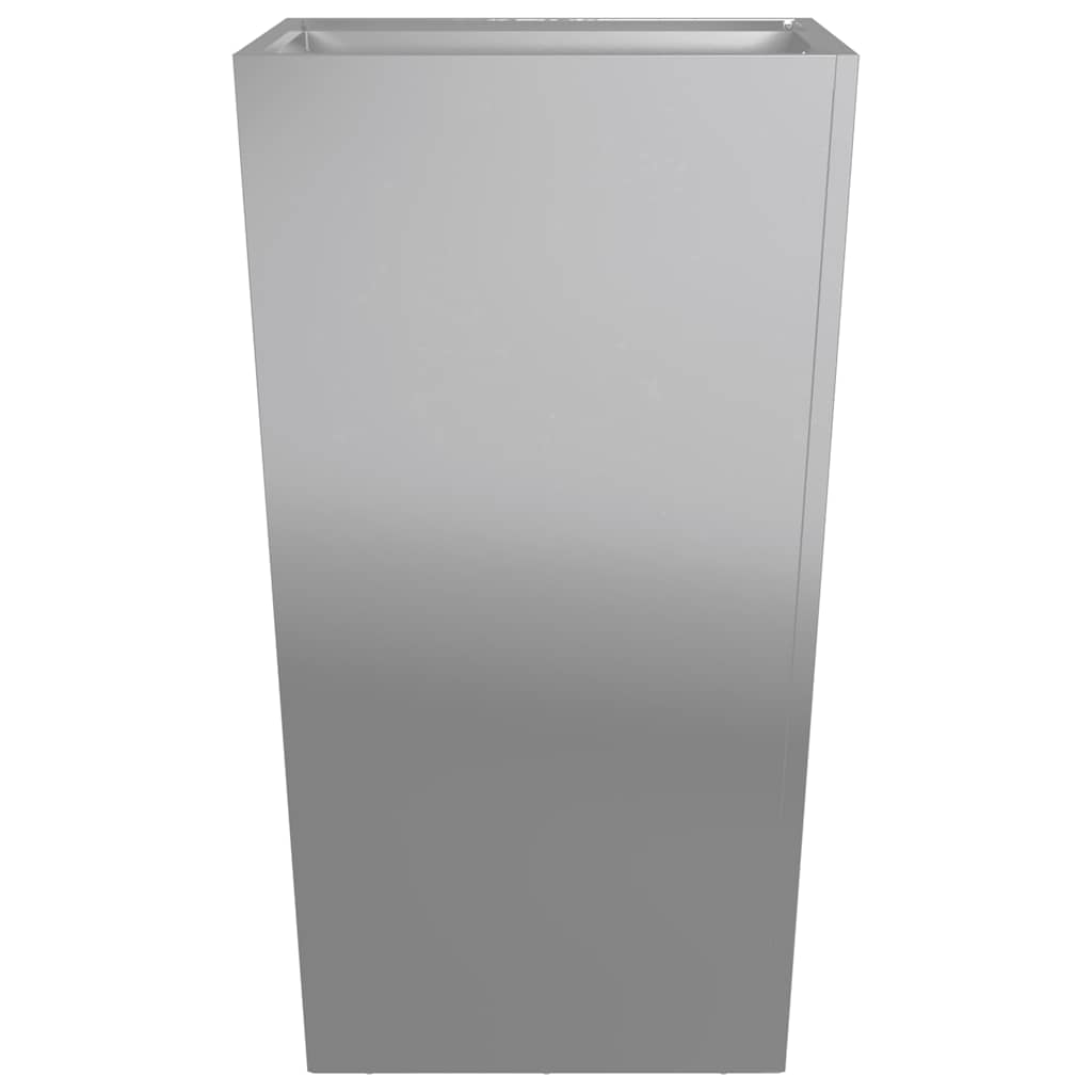 vidaXL Garden Planter 45x45x75 cm Galvanised Steel 5