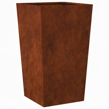 vidaXL Garden Planter 45x45x75 cm Weathering Steel 2