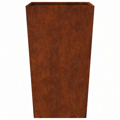 vidaXL Garden Planter 45x45x75 cm Weathering Steel 4