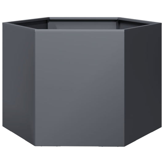 Planter Rusty 60x60x45 cm Corten Steel 1 Width 69 cm Steel/anthracite