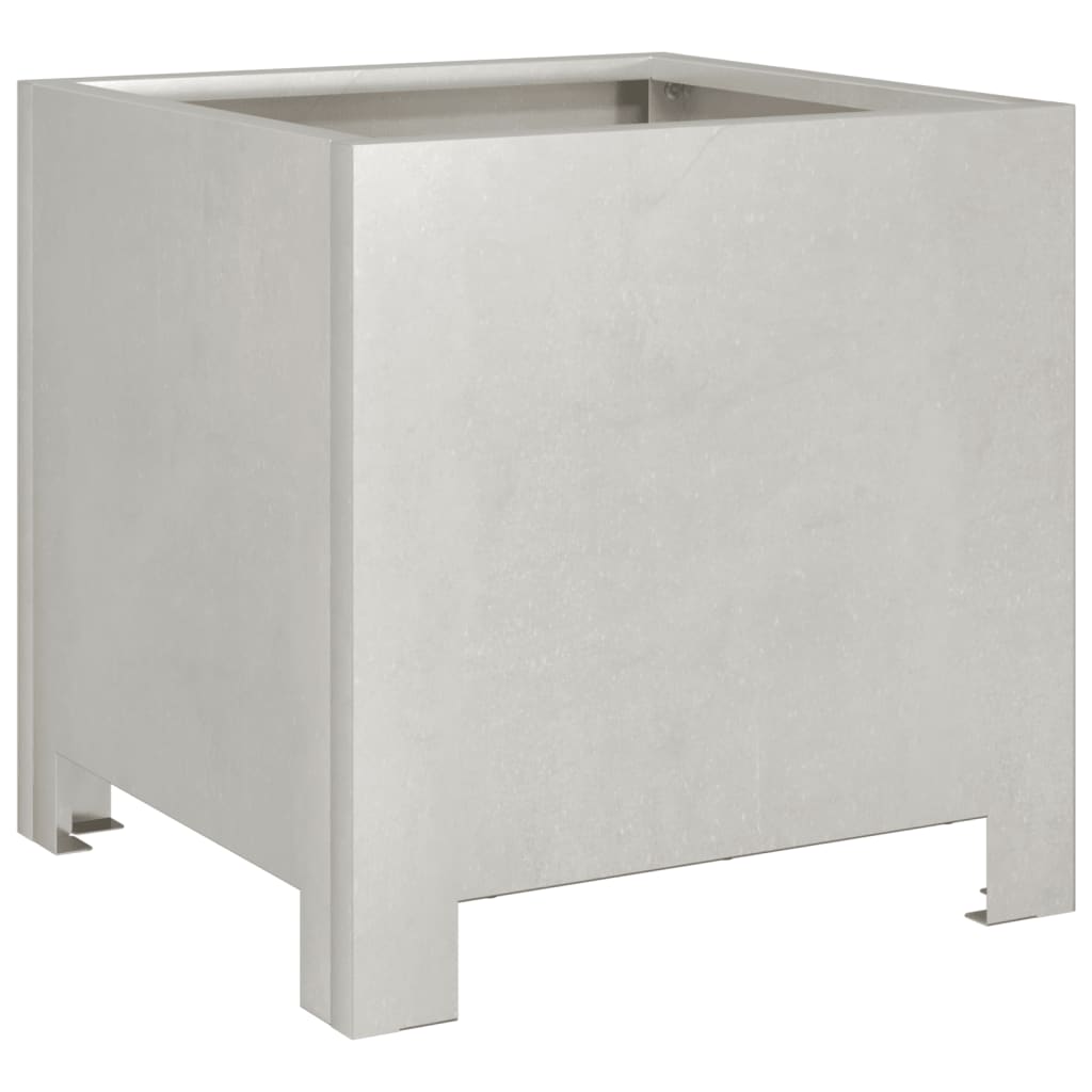 vidaXL Garden Planters 2 pcs 30x30x30 cm Stainless Steel 5