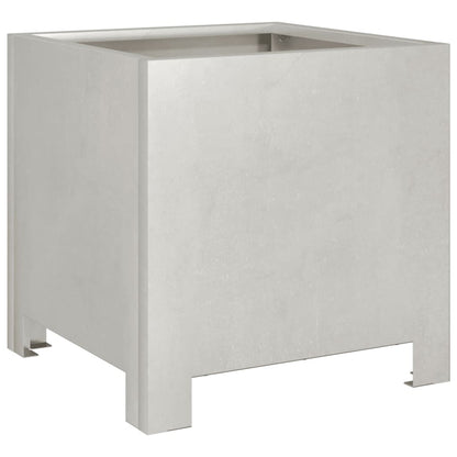 vidaXL Garden Planters 2 pcs 30x30x30 cm Stainless Steel 5