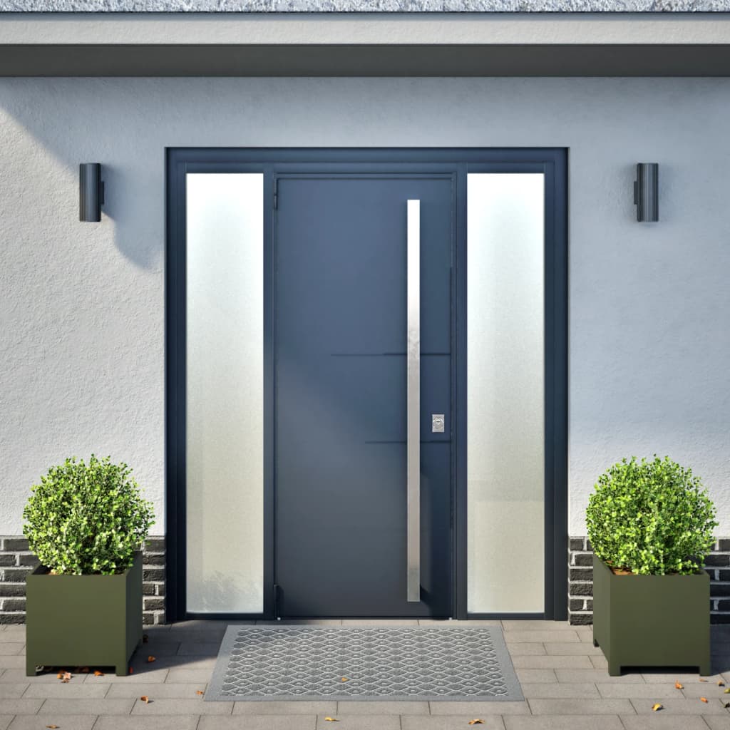 vidaXL Garden Planters 2 pcs Olive Green 40x40x40 cm Steel 3