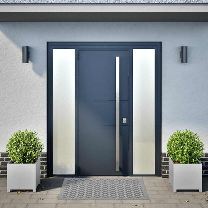 vidaXL Garden Planters 2 pcs 40x40x40 cm Galvanised Steel 3