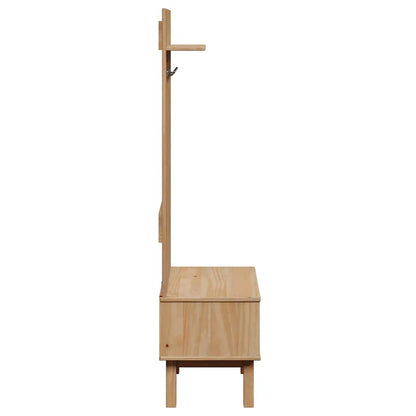vidaXL Hall Unit OTTA 50x40x160 cm Solid Wood Pine 5