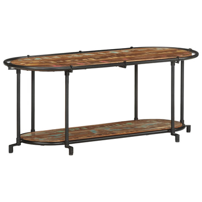 vidaXL TV Cabinet 100x42x40 cm Solid Wood Reclaimed 3
