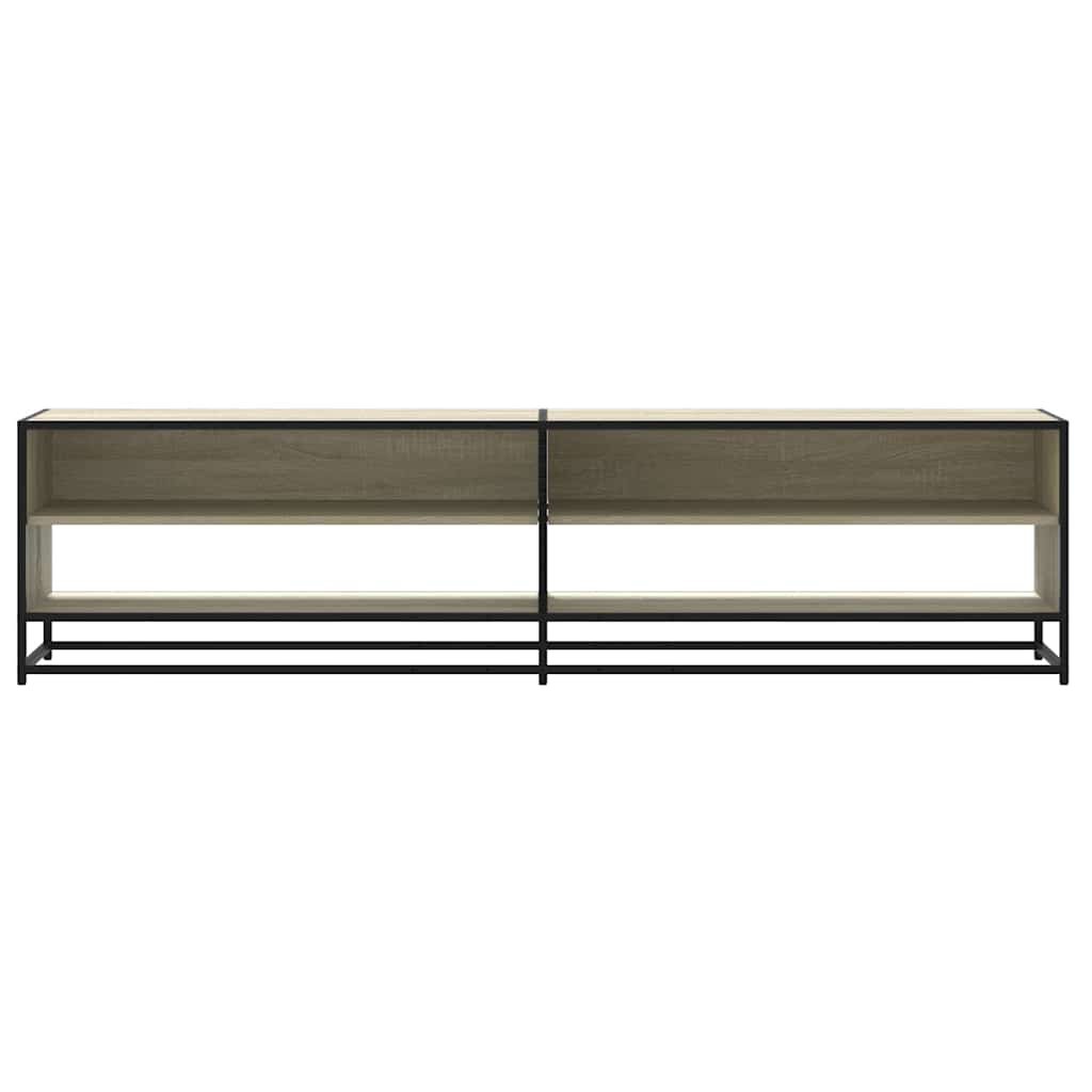 vidaXL TV Cabinet Sonoma Oak 180x40x46 cm Engineered Wood 4