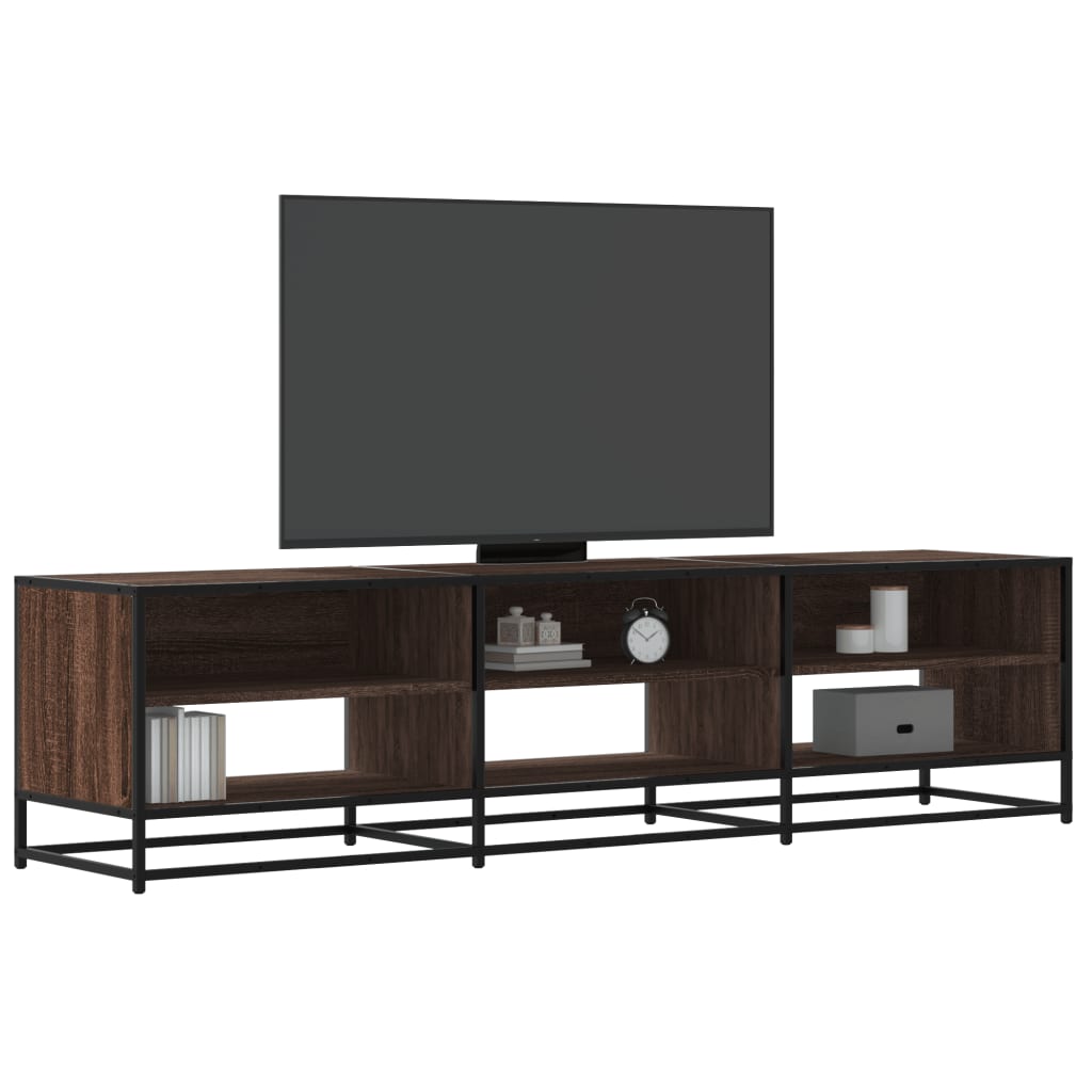 vidaXL TV Cabinet Brown Oak 180x40x46 cm Engineered Wood 1