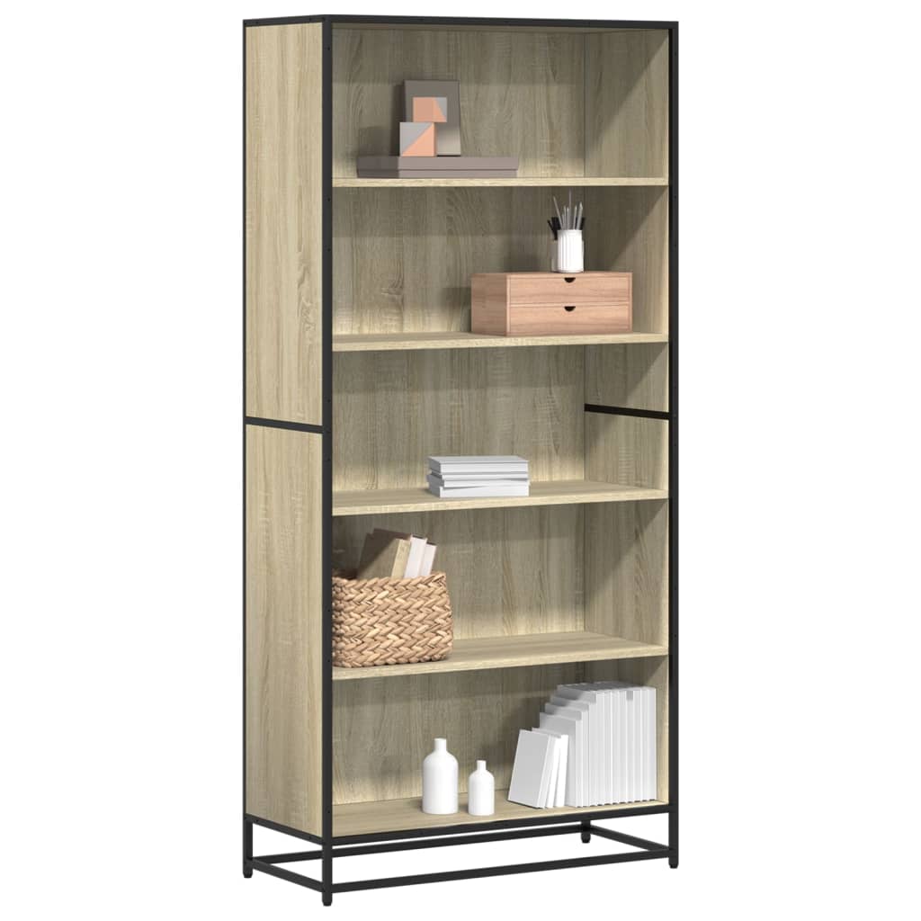 vidaXL Bookcase 80.5x35x139 cm Engineered Wood