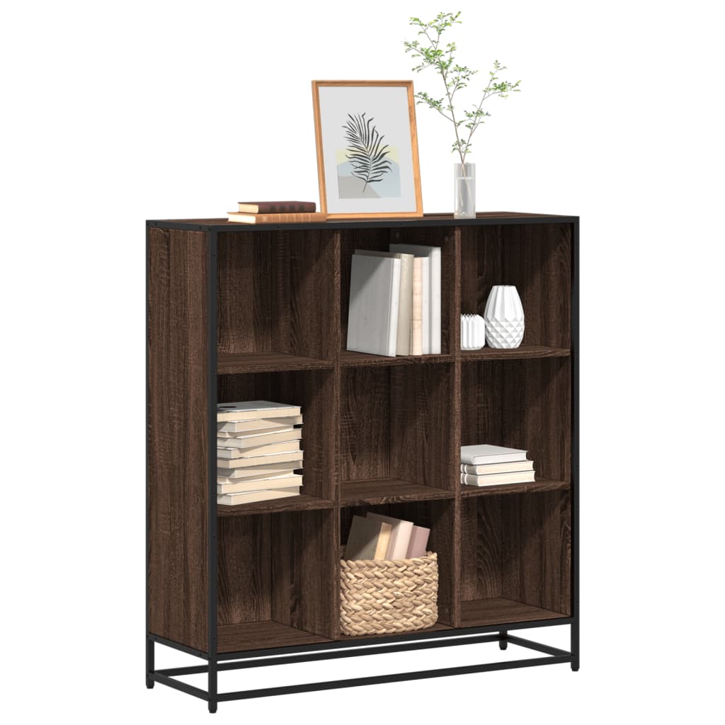 vidaXL Book Cabinet 33.5x33x107.5 cm Engineered Wood