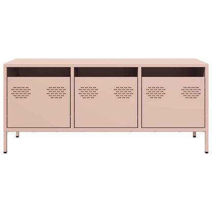 vidaXL TV Cabinet Pink 101.5x39x43.5 cm Cold-rolled Steel 4