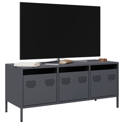 vidaXL TV Cabinet Anthracite 101.5x39x43.5 cm Cold-rolled Steel 1