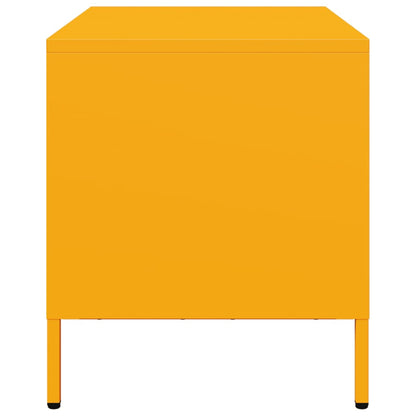 vidaXL TV Cabinet Mustard Yellow 68x39x43.5 cm Cold-rolled Steel 6