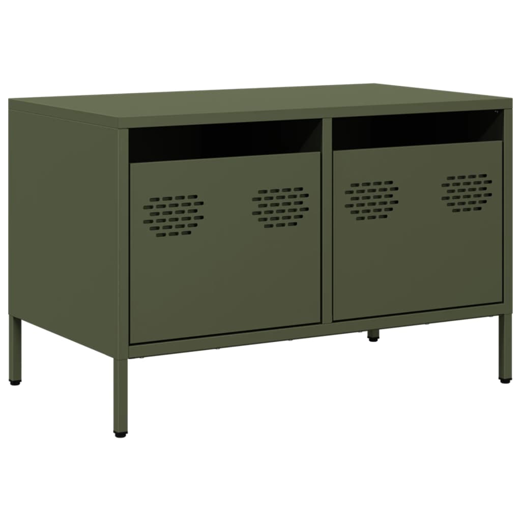 vidaXL TV Cabinet Olive Green 68x39x43.5 cm Cold-rolled Steel 2