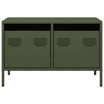 vidaXL TV Cabinet Olive Green 68x39x43.5 cm Cold-rolled Steel 4