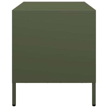 vidaXL TV Cabinet Olive Green 68x39x43.5 cm Cold-rolled Steel 6