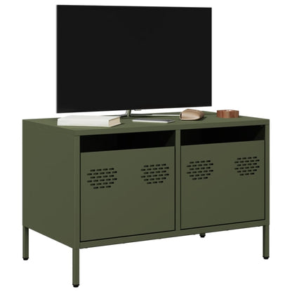 vidaXL TV Cabinet Olive Green 68x39x43.5 cm Cold-rolled Steel 1