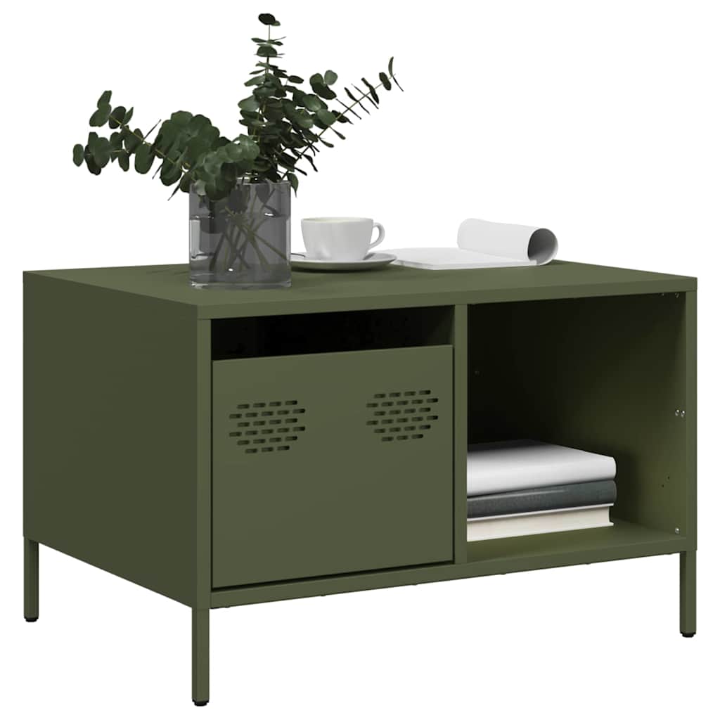 vidaXL Coffee Table 68.5x50x43.5 cm Cold-rolled Steel