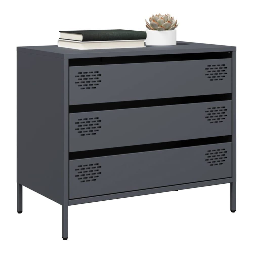 Sideboard 68x39x58,5 cm Cold-rolled Steel Anthracite