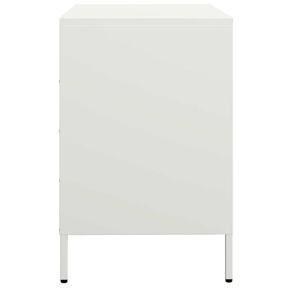 vidaXL Sideboard White 68x39x58.5 cm Cold-rolled Steel 6