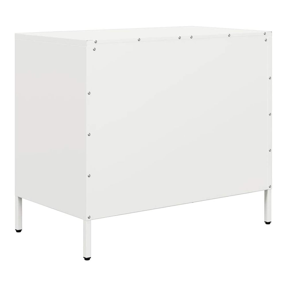 Sideboard 68x39x58,5 cm Cold-rolled Steel White