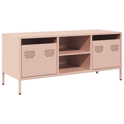 vidaXL TV Cabinet Pink 101.5x39x43.5 cm Cold-rolled Steel 2