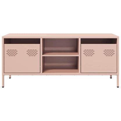 vidaXL TV Cabinet Pink 101.5x39x43.5 cm Cold-rolled Steel 4