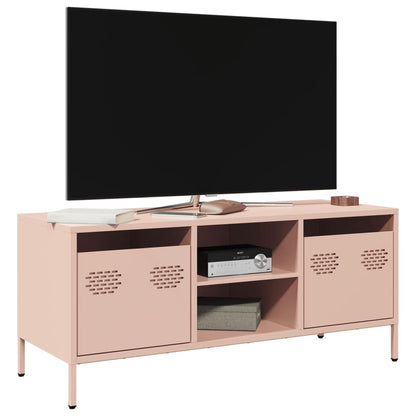 vidaXL TV Cabinet Pink 101.5x39x43.5 cm Cold-rolled Steel 1
