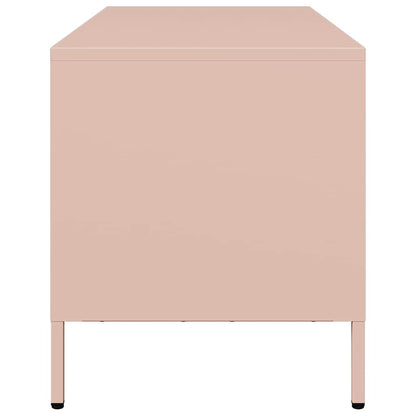 vidaXL TV Cabinet Pink 101.5x39x43.5 cm Cold-rolled Steel 6