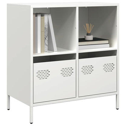 vidaXL Sideboard White 68x39x73.5 cm Cold-rolled Steel 1