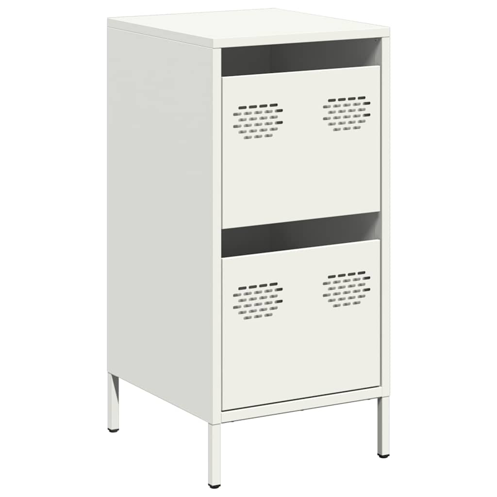 vidaXL Sideboard White 35x39x73.5 cm Cold-rolled Steel 2